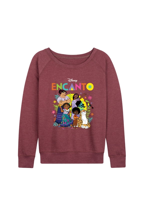 Disney's Encanto - Encanto Character Group - Women's Lightweight French Terry Long Sleeve Shirt