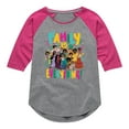 thumbnail image 1 of Disney's Encanto - Family Is Everything - Toddler And Youth Girls Raglan Graphic T-Shirt, 1 of 5