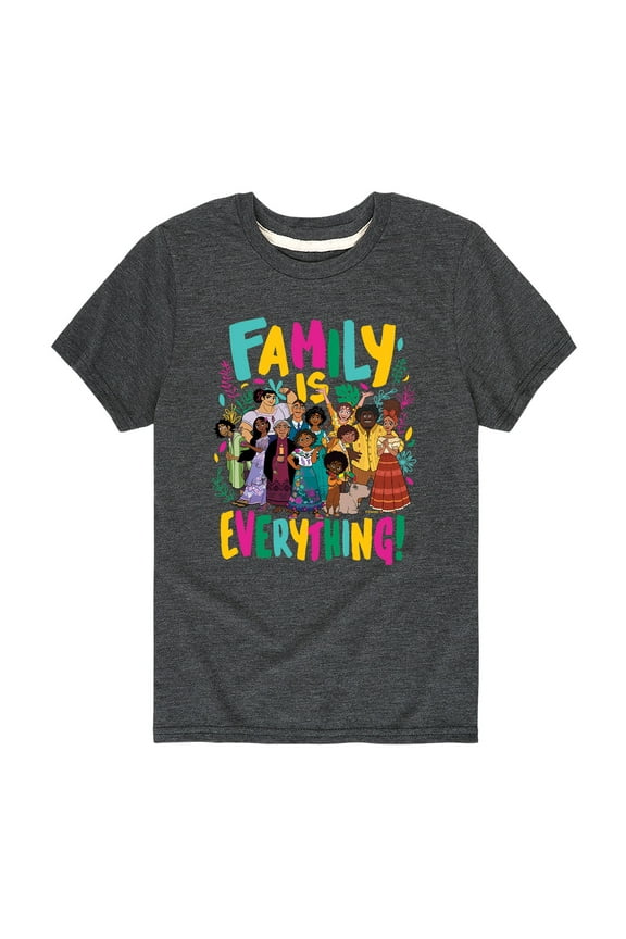 's Encanto - Family Is Everything - Toddler and Youth Short Sleeve Graphic T-Shirt