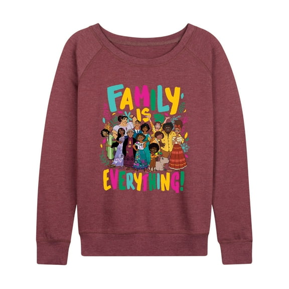 Disney's Encanto - Family Is Everything - Women's Lightweight French Terry Long Sleeve Shirt