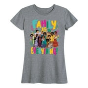 Disneys Encanto - Family Is Everything - Womens Short Sleeve Graphic T-Shirt