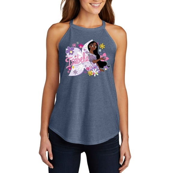 Disney's Encanto - Isabela - Juniors High Neck Tank Top