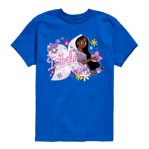 Disney's Encanto - Isabela with Flowers - Toddler and Youth Short Sleeve Graphic T-shirt