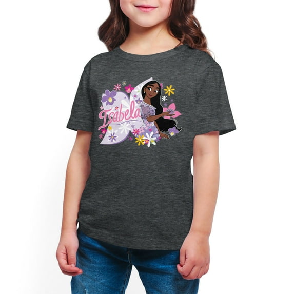 Disney's Encanto - Isabela with Flowers - Toddler and Youth Short Sleeve Graphic T-shirt