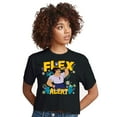 thumbnail image 1 of Disney's Encanto - Luisa Flex Alert - Juniors Cropped Cotton Blend T-Shirt, 1 of 5