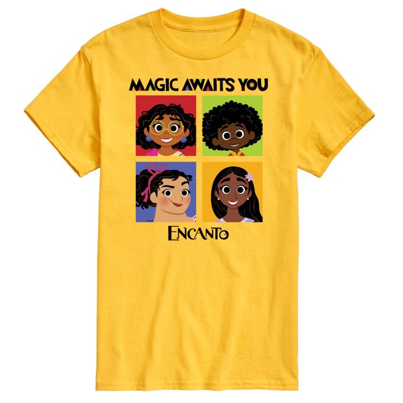 Disney's Encanto - Magic Awaits You Panels - Men's Short Sleeve Graphic T-Shirt