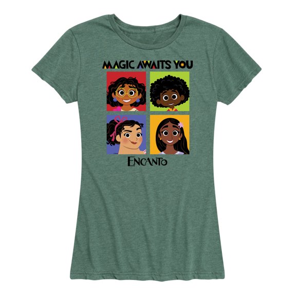 Disney's Encanto - Magic Awaits You Panels - Women's Short Sleeve Graphic T-Shirt