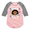 thumbnail image 1 of Disney's Encanto - Magic Awaits You - Toddler And Youth Girls Raglan Graphic T-Shirt, 1 of 5