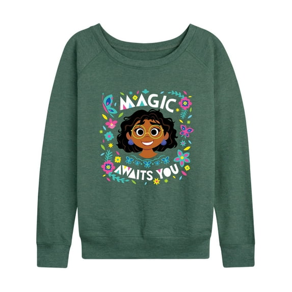 Disney's Encanto - Magic Awaits You - Women's Lightweight French Terry Long Sleeve Shirt