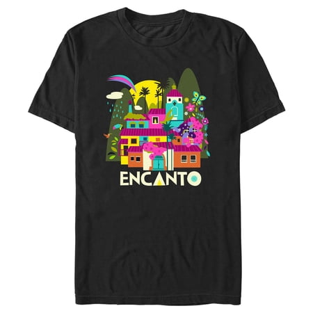 Men's Encanto Casa Where the Magic Begins Graphic Tee Black Small price history and forecast - Encanto PXEC0042-10001004-BLACK-S