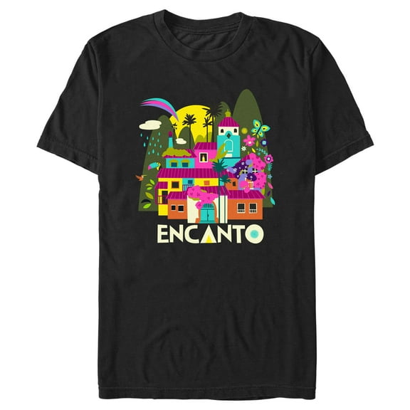 Men's Encanto Casa Where the Magic Begins  Graphic Tee Black Small