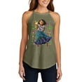 thumbnail image 1 of Disney's Encanto - Mirabel Butterflies - Juniors High Neck Tank Top, 1 of 5