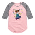 thumbnail image 1 of Disney's Encanto - Mirabel Butterfly Wings - Toddler And Youth Girls Raglan Graphic T-Shirt, 1 of 5