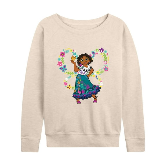 Disney's Encanto - Mirabel Butterfly Wings - Women's Lightweight French Terry Long Sleeve Shirt