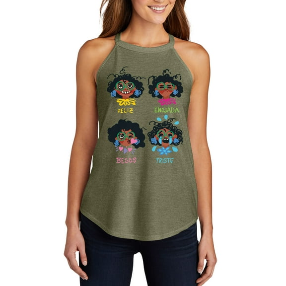 Disney's Encanto - Mirabel Emotions - Juniors High Neck Tank Top