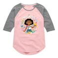 thumbnail image 1 of Disney's Encanto - Mirabel Floral Butterflies - Toddler And Youth Girls Raglan Graphic T-Shirt, 1 of 4