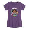 thumbnail image 1 of Disney's Encanto - Mirabel Floral Butterflies - Toddler And Youth Girls Short Sleeve Graphic T-Shirt, 1 of 5