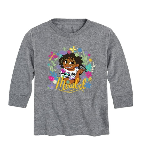 Disney's Encanto - Mirabel Floral - Toddler And Youth Long Sleeve Graphic T-Shirt