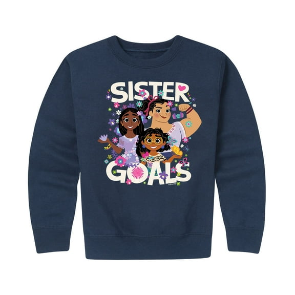 Disney's Encanto - Sister Goals - Toddler And Youth Crewneck Fleece Sweatshirt