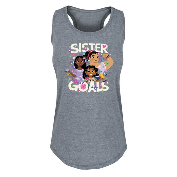 Disney's Encanto - Sister Goals - Women's Racerback Tank Top