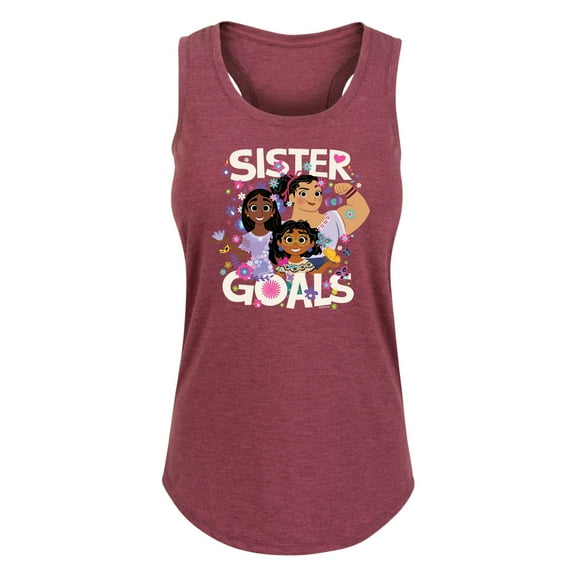 Disney's Encanto - Sister Goals - Women's Racerback Tank Top