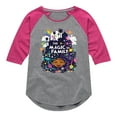 thumbnail image 1 of Disney's Encanto - The Magic Of Family - Toddler And Youth Girls Raglan Graphic T-Shirt, 1 of 4