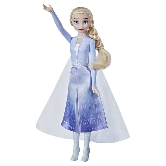Disney's Frozen 2 Elsa Frozen Shimmer Fashion Doll, Skirt, Shoes, and Long Blonde Hair