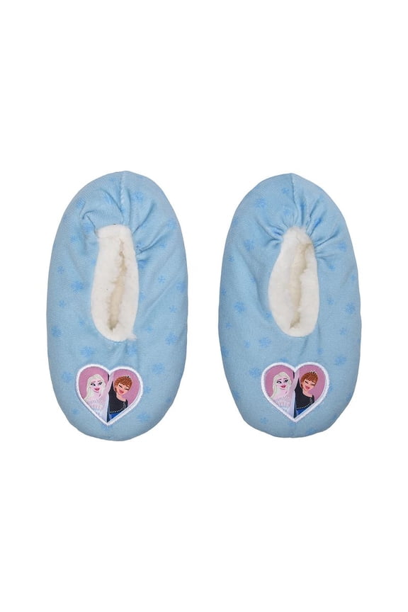 's Frozen 2 Elsa and Anna Sisters Toddler Snuggle Toe Slippers .size 2T-2T