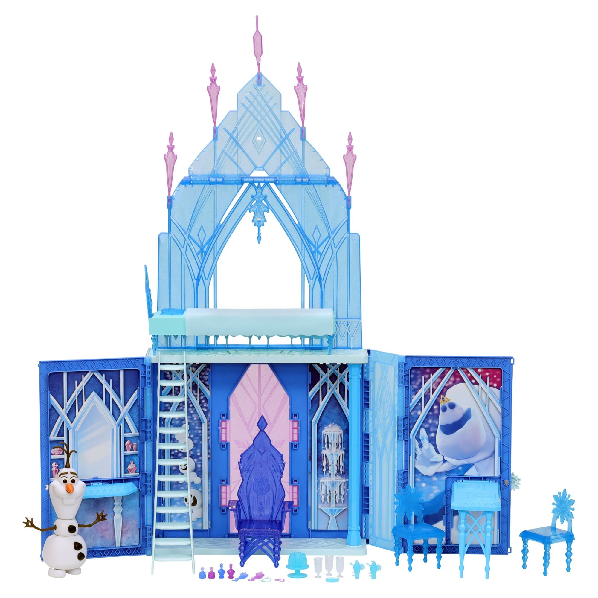 Disney's Frozen 2 Elsa's Fold and Go Ice Palace, Castle Playset, Ages 3