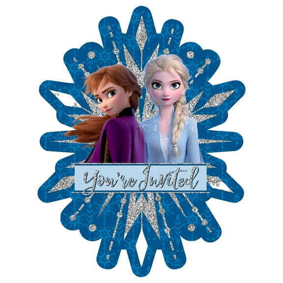 Disney's Frozen 2 Jumbo Deluxe Invitations, 8 per pack