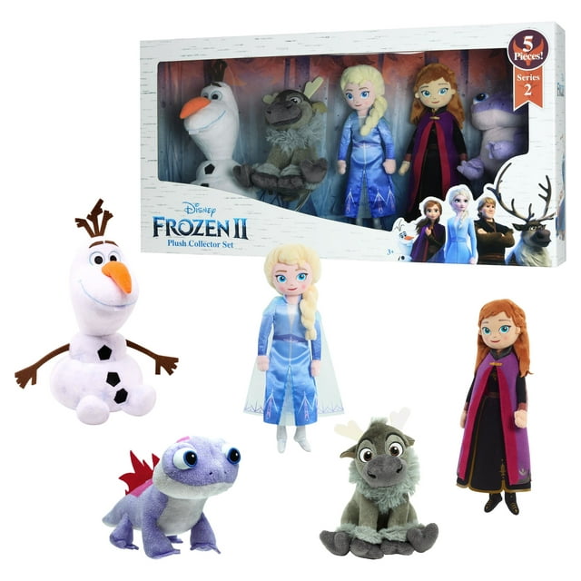 Disney’s Frozen 2 Plush Collector Set, 5-pieces, Officially Licensed Kids Toys for Ages 3 Up, Gifts and Presents