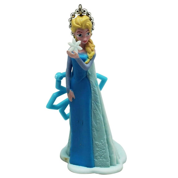 Disney's Frozen Elsa Contrasting Shades of Blue Dress Keychain