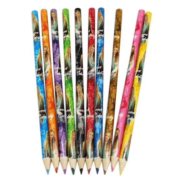 Disney's Hannah Montana Assorted Colored Pencils Set (10 Pencils)