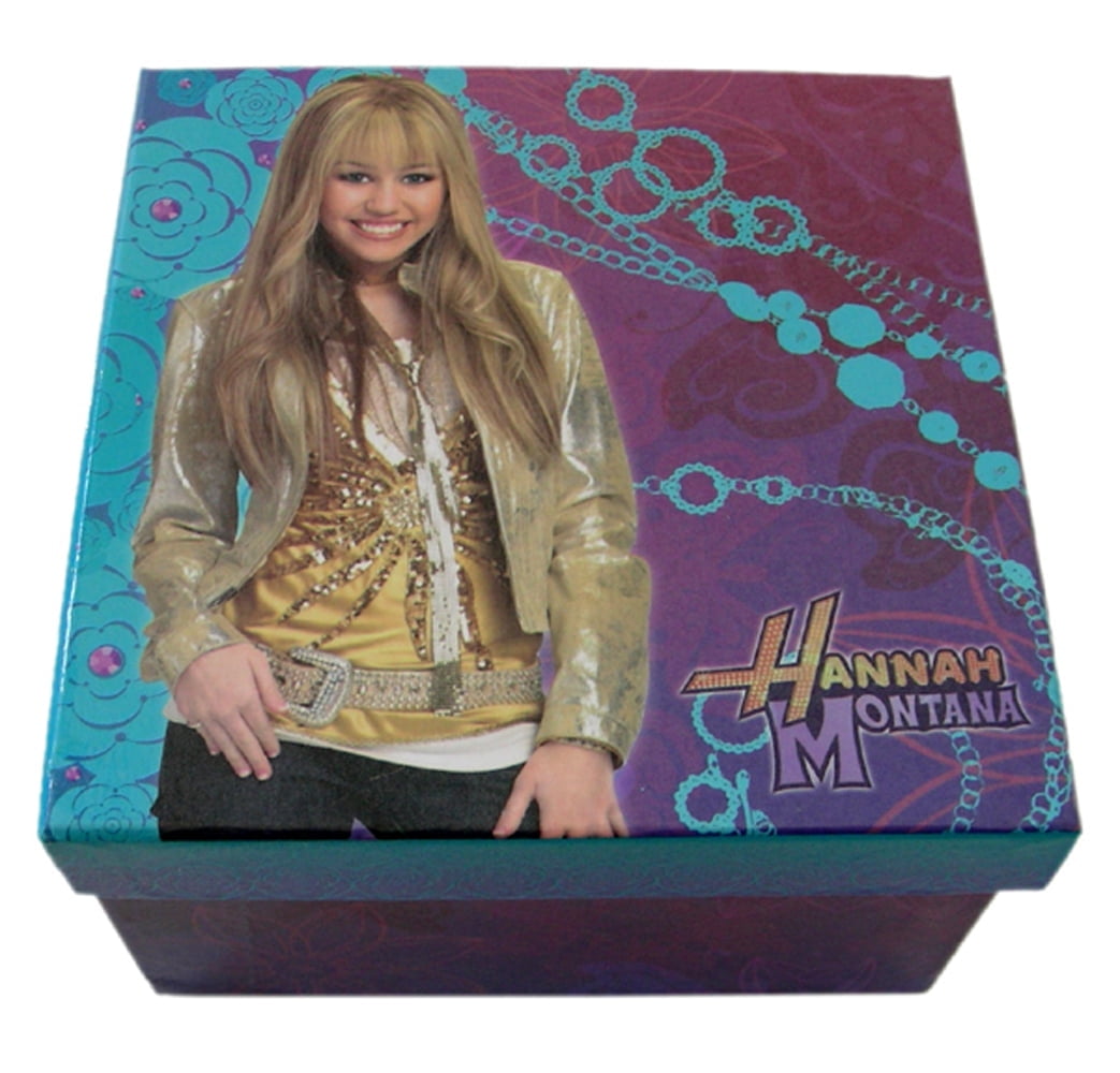 Disney's Hannah Montana Blue and Purple Colored Keepsake Jewelry Box