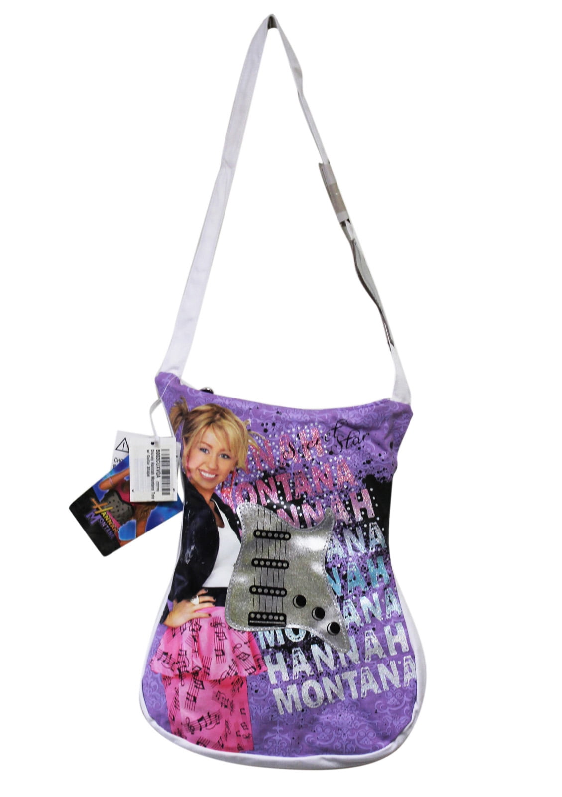 Disney s Hannah Montana Guitar Shaped Girls Shoulder Bag