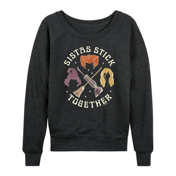 Hocus Pocus - Sistas Stick Together - Women's Lightweight French Terry Long Sleeve Shirt
