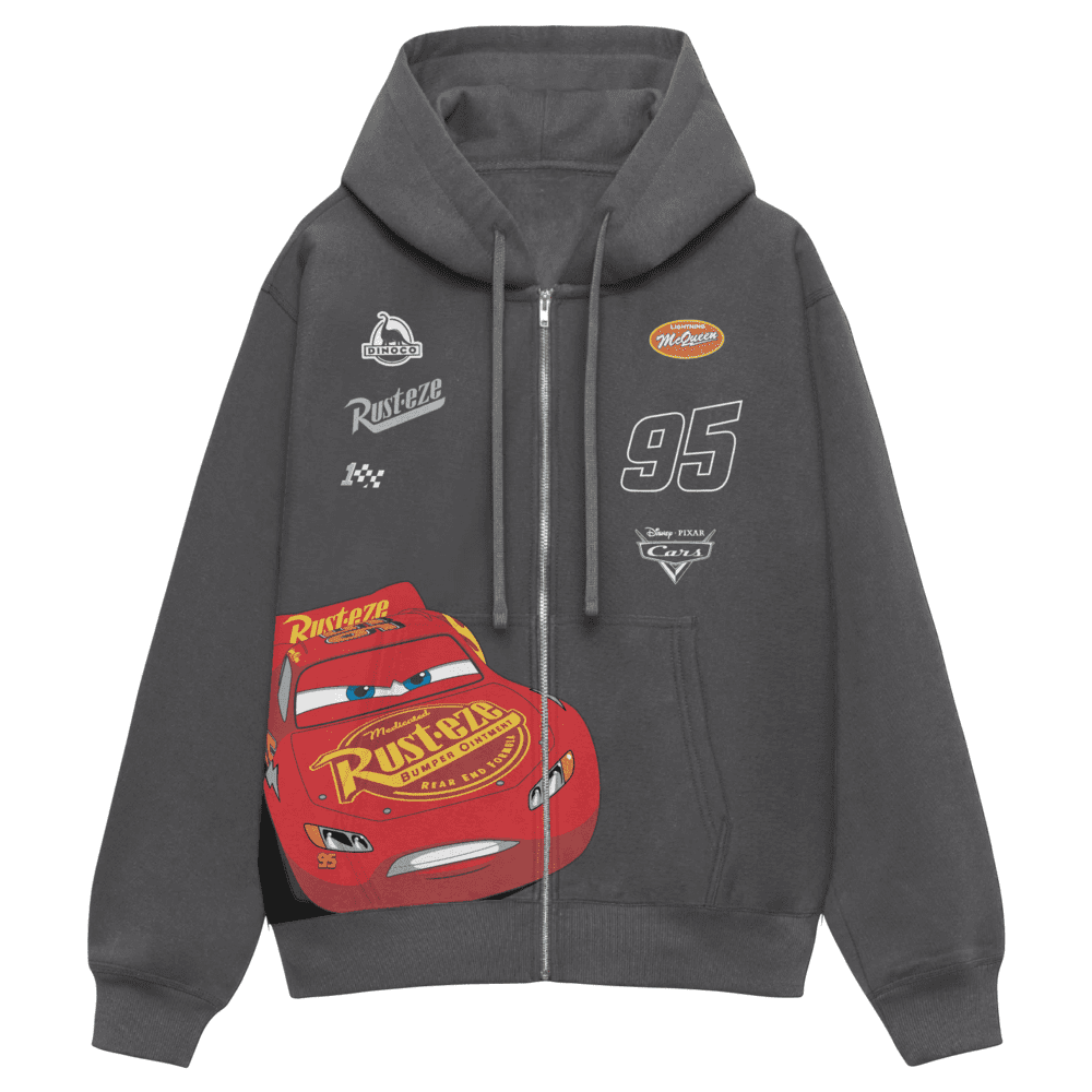 Disney's Lightning McQueen Men's & Big Men's Hooded Sweatshirt, Sizes XS-5XL