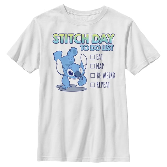 Boys Lilo & Stitch To Do List T Shirt