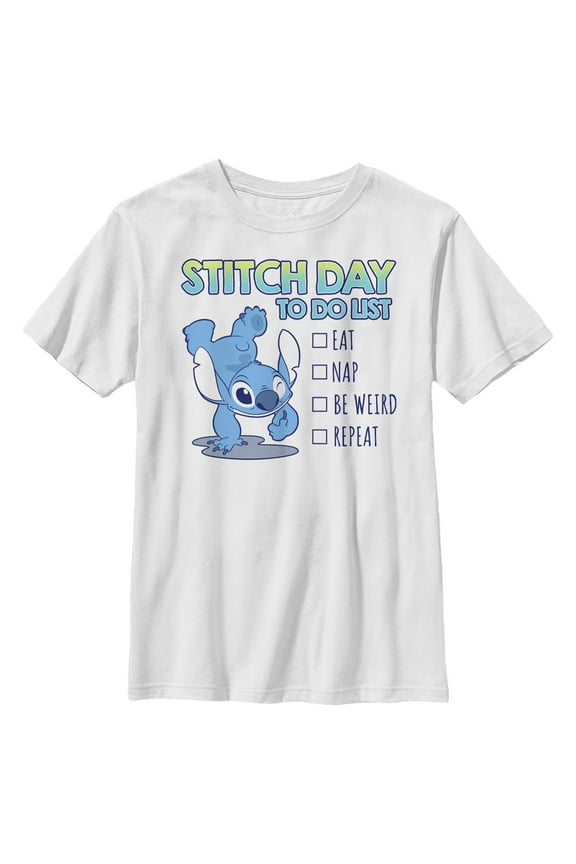 Boys Lilo & Stitch To Do List T Shirt