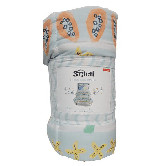Disney Stitch Full/Queen 3-Piece Comforter Set for Big Kids