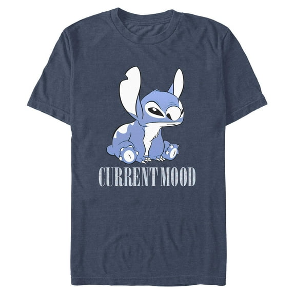 Mens Lilo & Stitch My Current Mood T Shirt