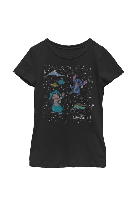 Girls Lilo & Stitch Aloha From Space T Shirt