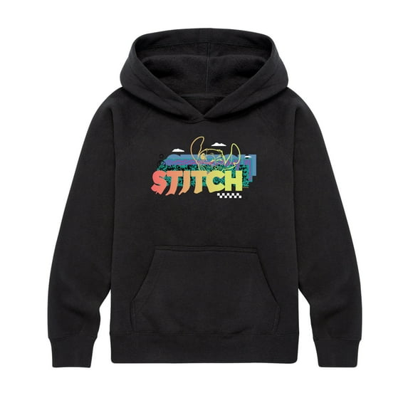 Lilo and Stitch - Stitch 90s Retro -Youth And Toddler Pullover Fleece Hoodie