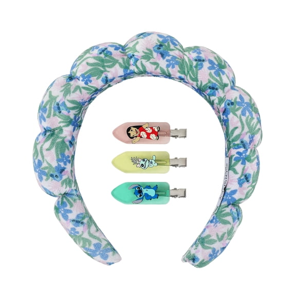 Disney's Lilo & Stitch Hair Clips and Headband 4-Piece Hair Accessories Set