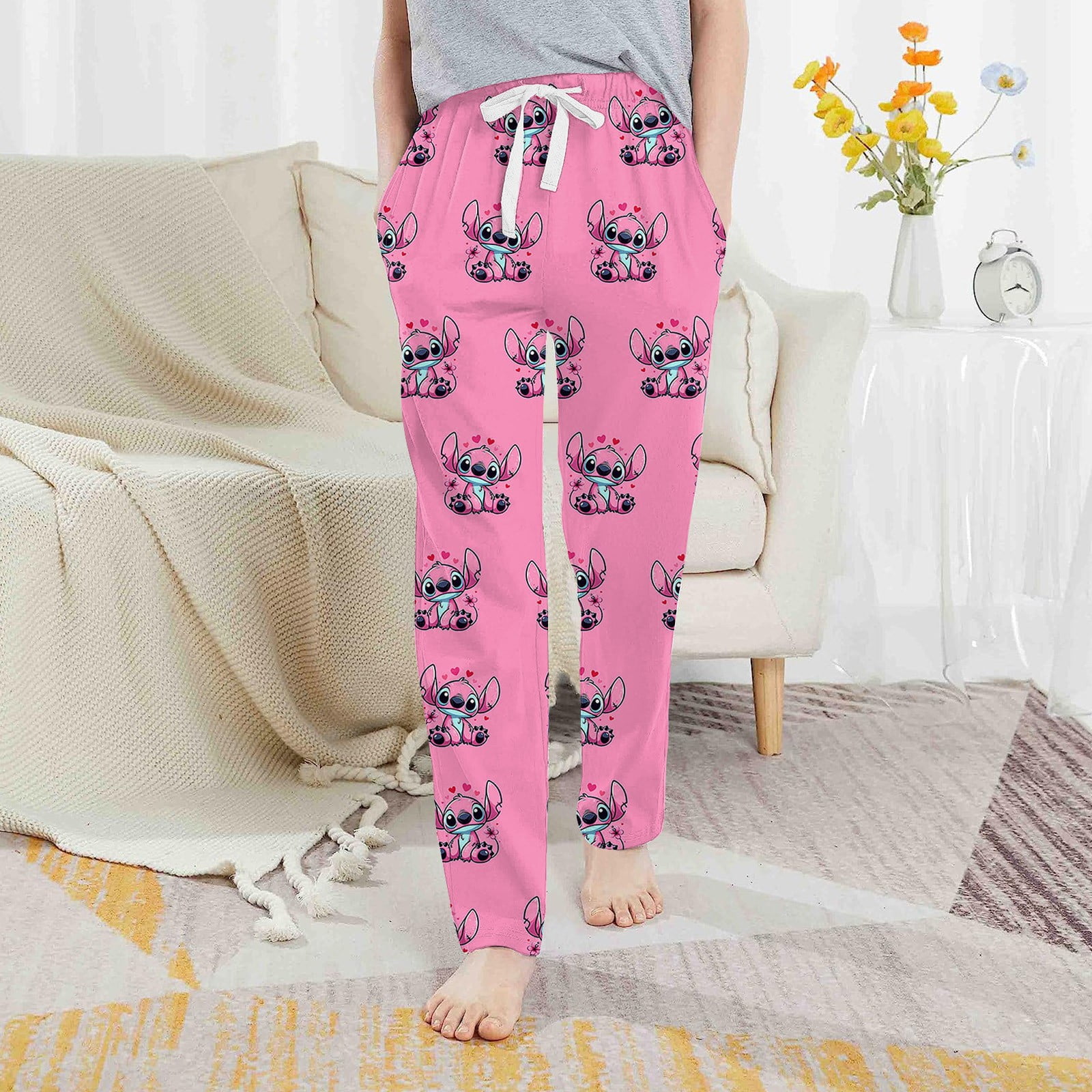 Disney's Lilo & Stitch Nostalgia - Infused Pajama Pants Pink 130
