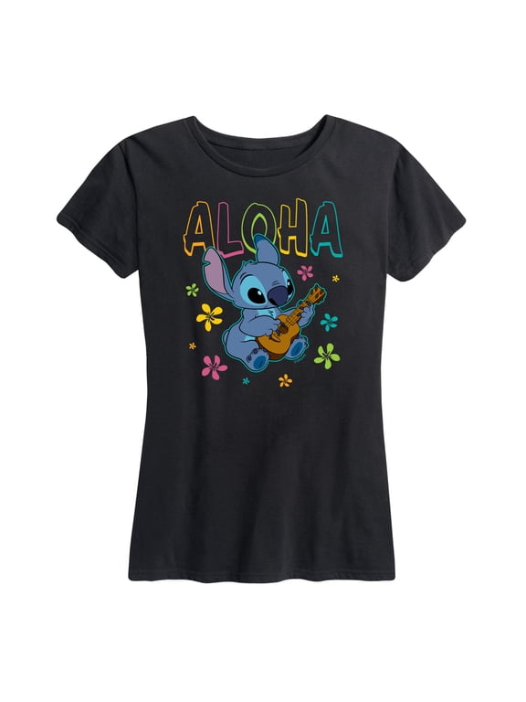 - Aloha Stitch Women's Short Sleeve Graphic T-Shirt