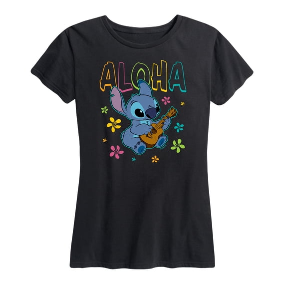 Lilo & Stitch - Aloha Stitch - Women's Short Sleeve Graphic T-Shirt