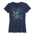 thumbnail image 1 of Lilo & Stitch - Aloha Stitch - Women's Short Sleeve Graphic T-Shirt, 1 of 4