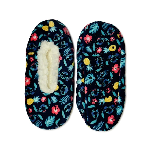 Disney's Lilo & Stitch Women's Fuzzy Babba Slipper Socks - Walmart.com