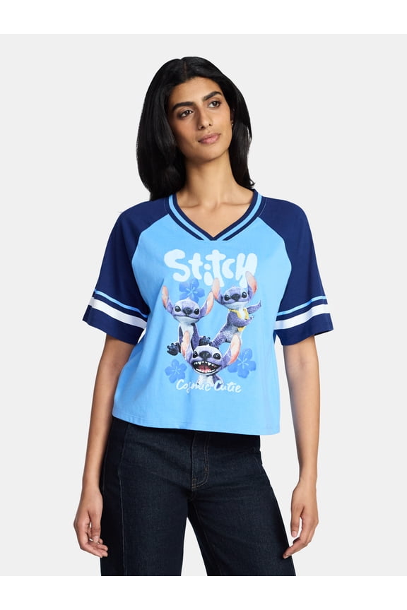 Disney's Lilo & Stitch Women's Cosmic Cutie Graphic Tee, Sizes XXS-XXL